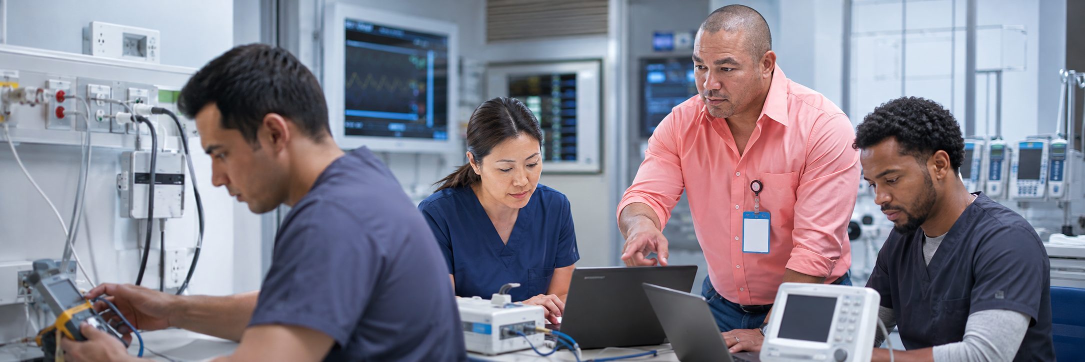 Infusion pump preventive maintenance recorded in the BiomedRx App