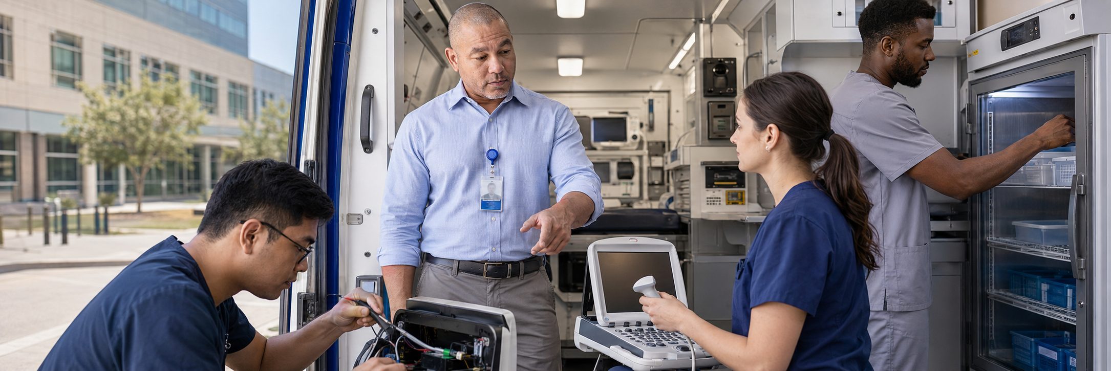 Infusion pump preventive maintenance recorded in the BiomedRx App