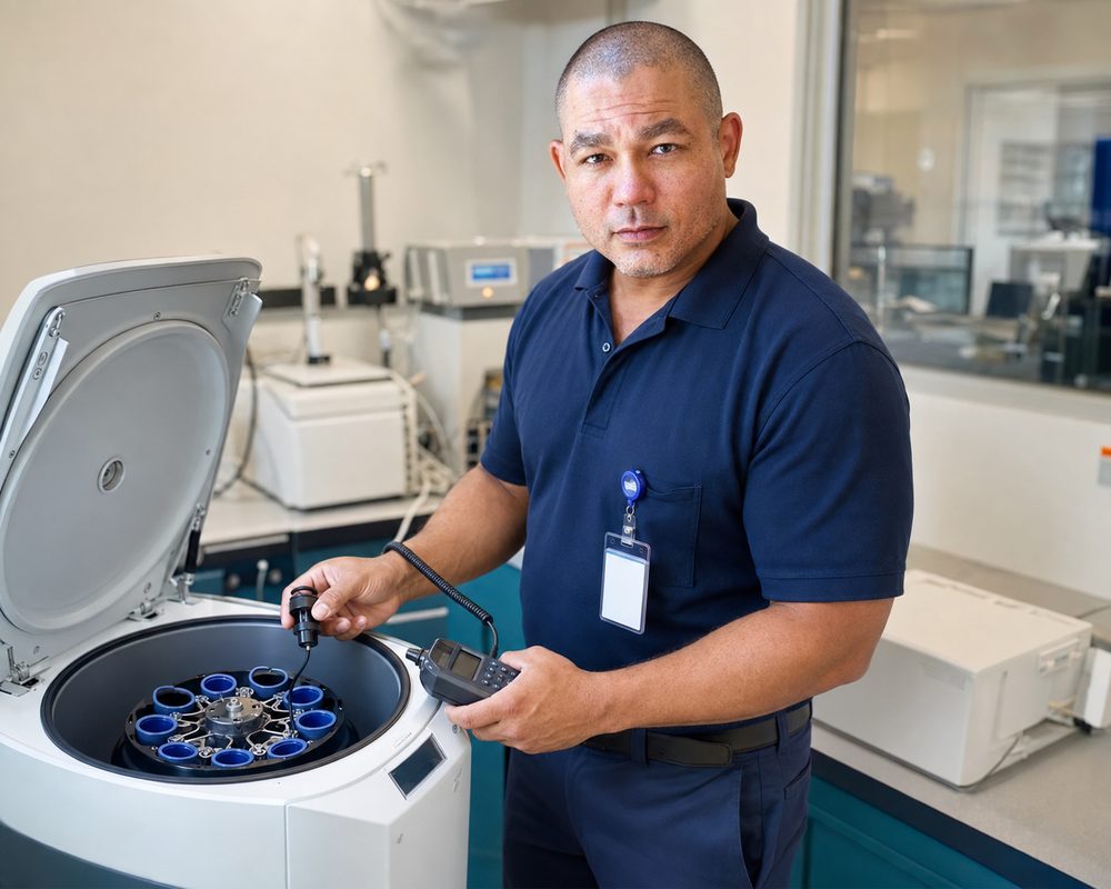 Equipment service records kept in the BiomedRx App